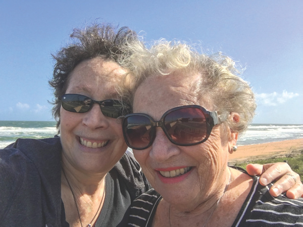 Debbie Nadolney and her mother