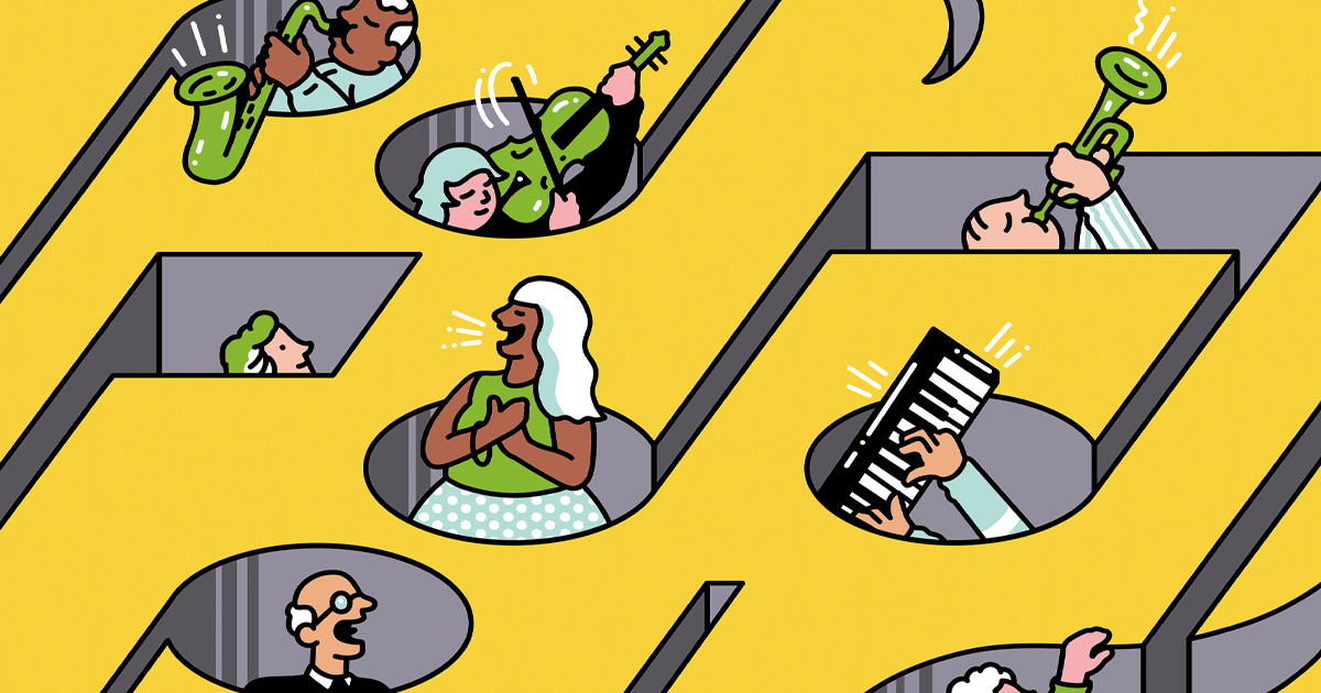 The positive benefits of music for people with dementia