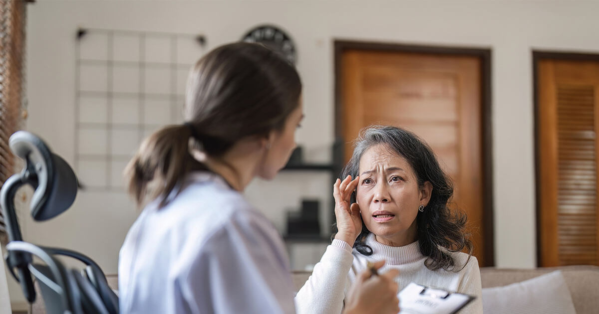 Are older people with brain diseases more likely to have TBI?