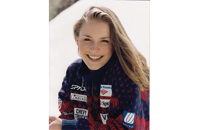 Von on the day she made the US ski team at 15