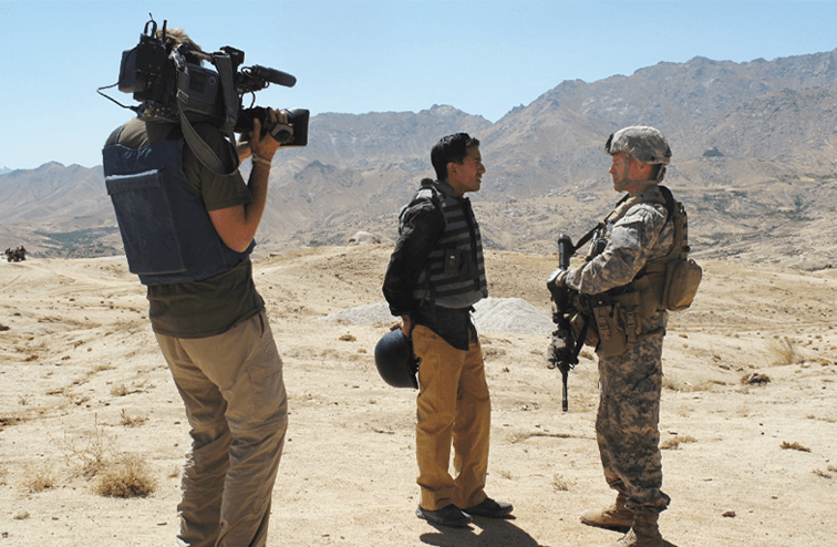Dr. Gupta in Afghanistan in 2011