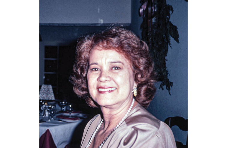 Lynda's mother, Juanita 