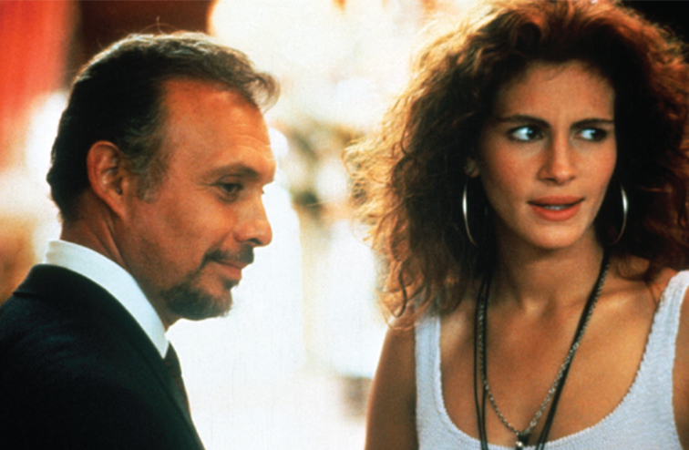 Elizondo with Julia Roberts in the movie Pretty Woman