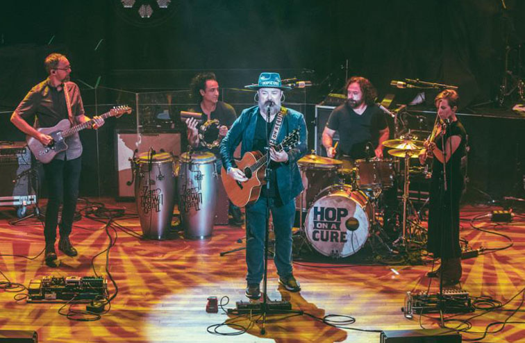 John Driskell Hopkins Band performing on stage in Nashville