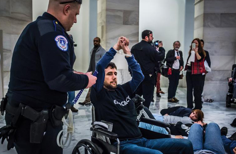 Barkan during the Kavanaugh hearings in 2018