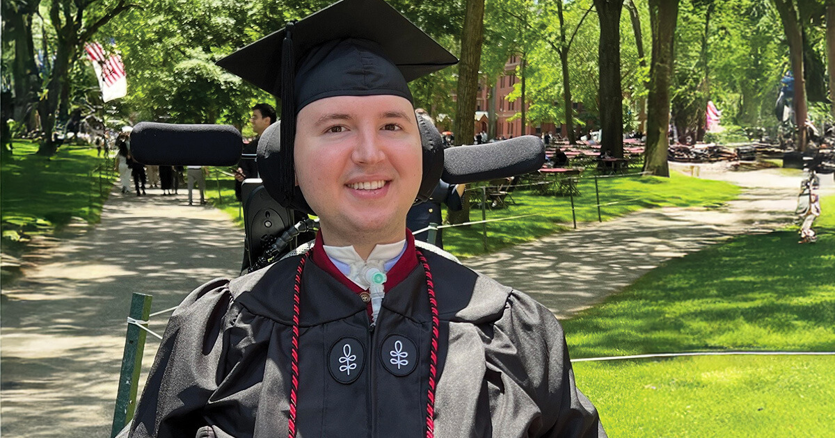 How a college athlete remained resilient after spinal cord injury