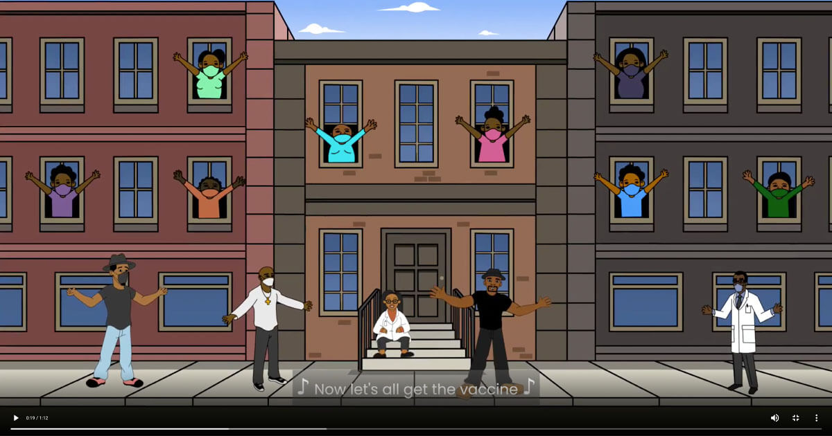 "Hip Hop Public Health" addresses vaccine hesitancy in the black community