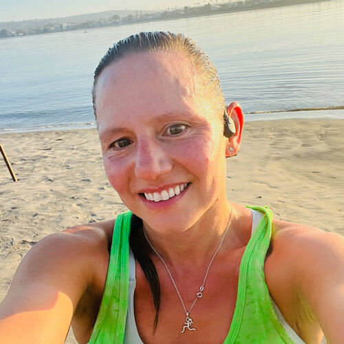 Photograph of runner Justine Galloway