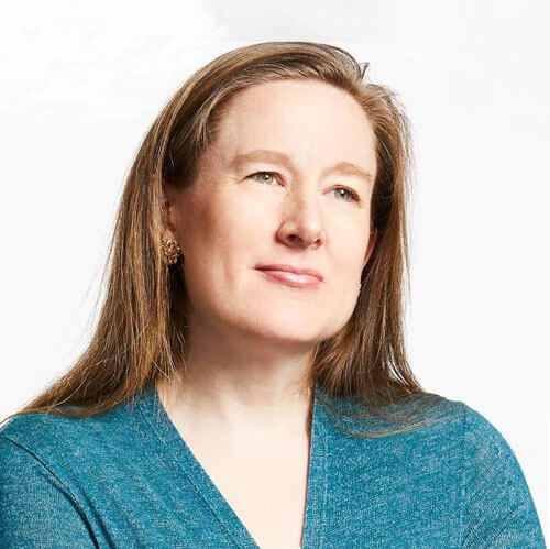 A photograph of Playwright Sarah Ruhl