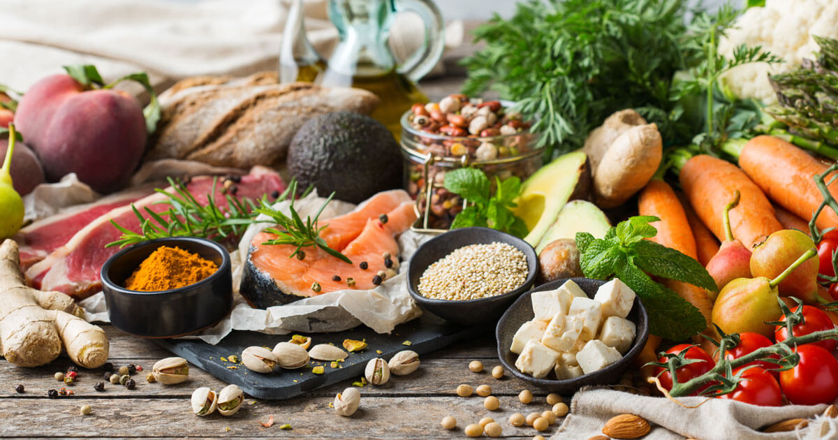 Recipes inspired by the Mediterranean diet