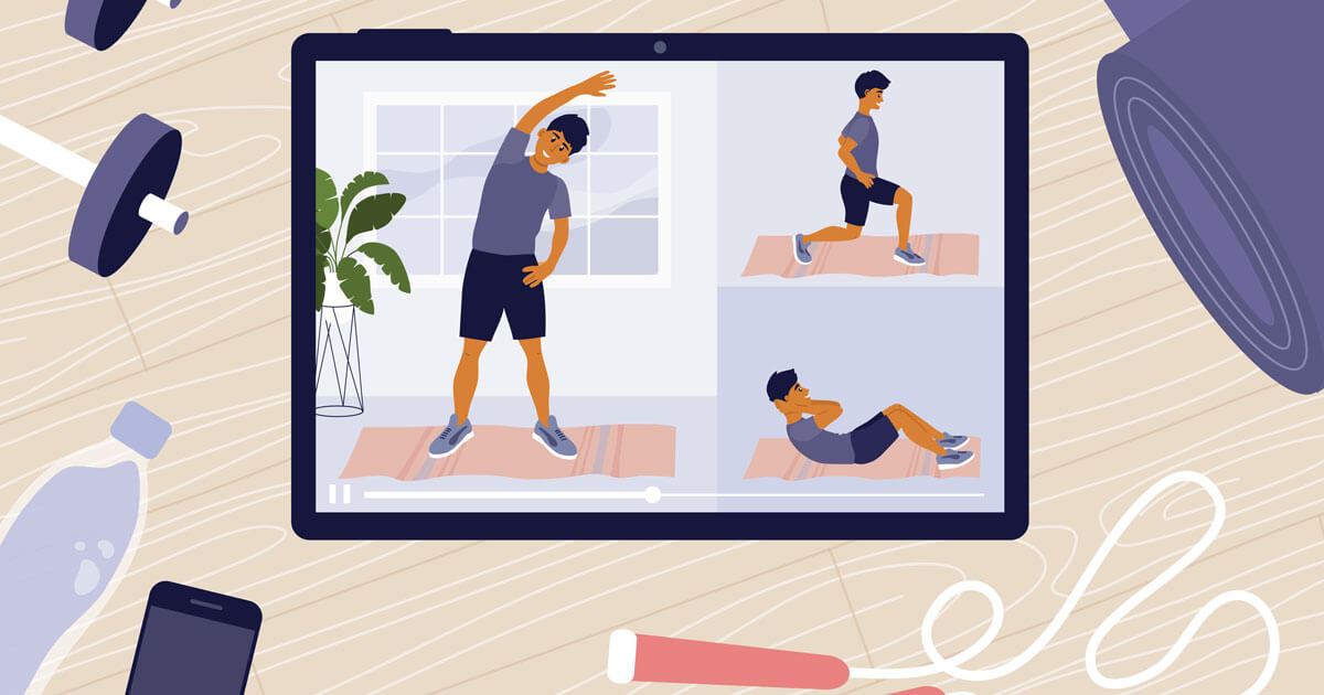 Safe ways to exercise indoors