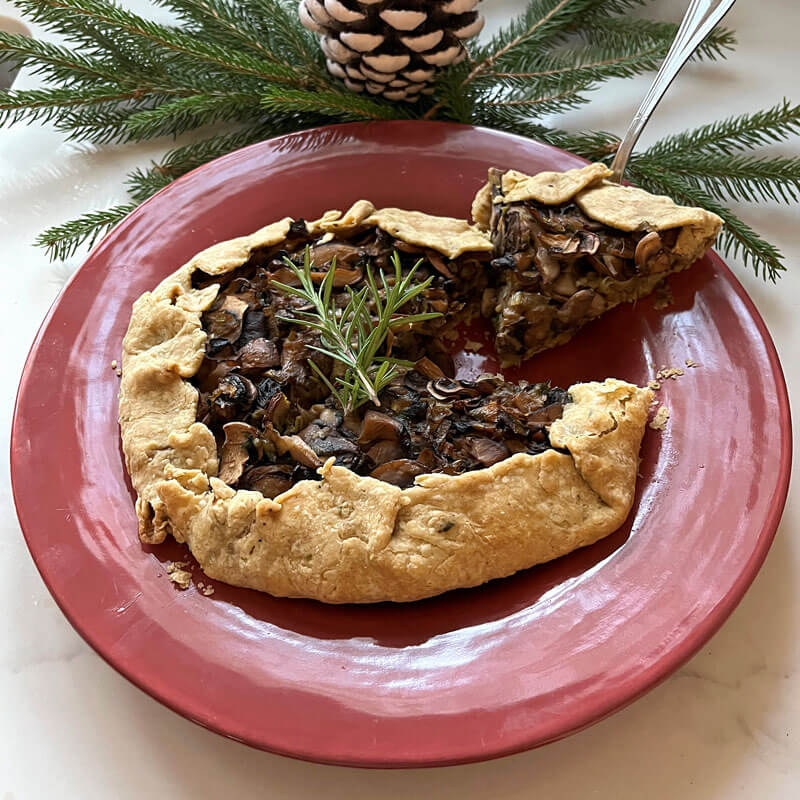 Mushroom and Leek Gallette