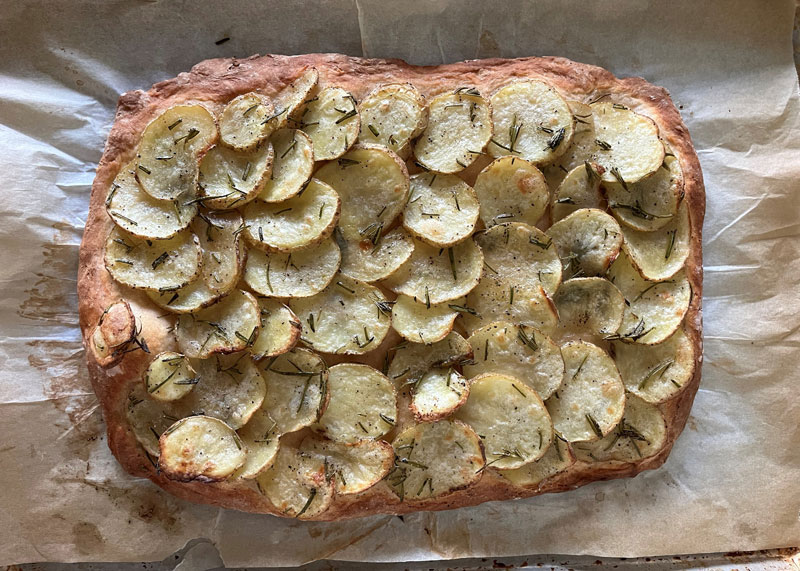 Potato and Rosemary Flatbread