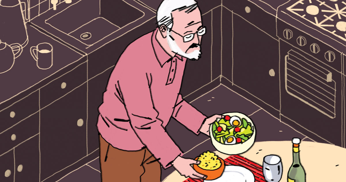 Ways to make eating healthy and easy when you live alone