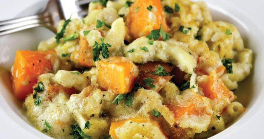 Butternut Squash Macaroni and Cheese
