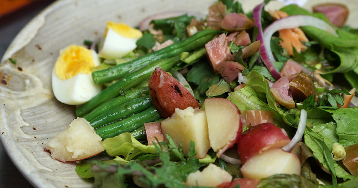 Farmers market niçoise salad